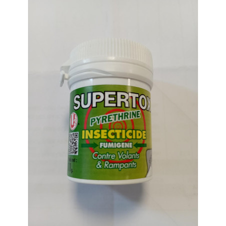 INSECTICIDE FUMIGENE U2 VOLANTS/RAMPANTS SUPERTOX 11 GRAMMES
