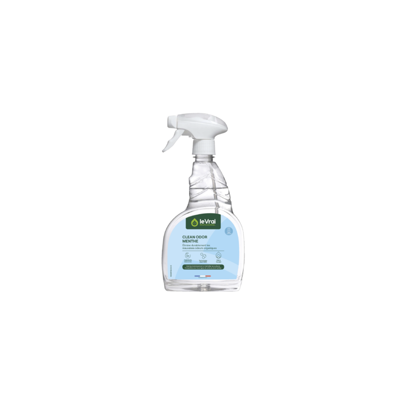 DESTRUCTEUR D'ODEURS PUISSANT LVP CLEAN ODOR PARFUM MENTHE VAPO DE 750ML