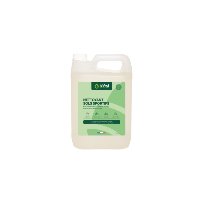 LVP NETTOYANT DETERGENT DEGRAISSANT SOLS SPORTIFS PH PUR : 12,5 / 13,5 (4701) BIDON DE 5L