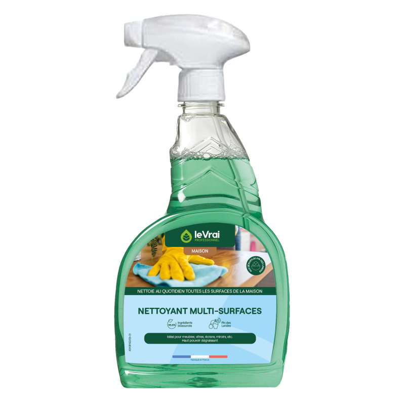 LVP NETTOYANT MULTISURFACES pH10,5 LE VRAI (4609)VAPORISATEUR DE 750ML 