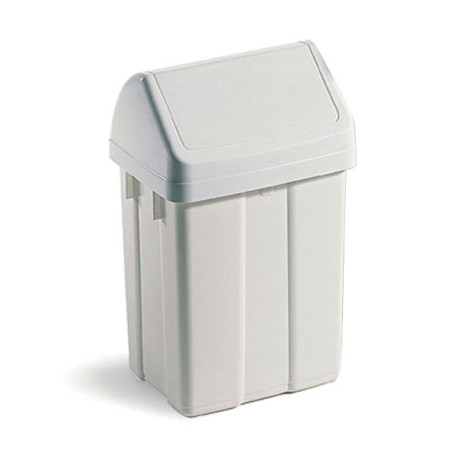 POUBELLE 25L ATLAX FLAP AVEC COUVERCLE BLANC (0707025BL ANCIENNEMENT FLIP FLAP 0708169/BL)