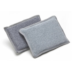 EPONGE MICROFIBRE BI-FACES GRATTANTE-ABSORBANTE GRISE (615.900.590)