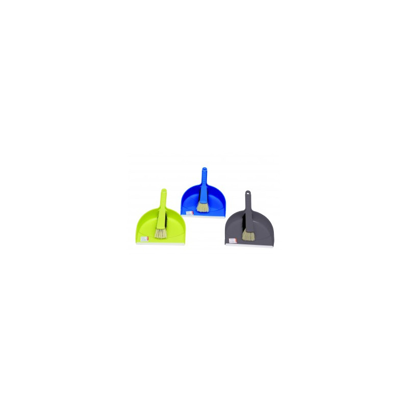 COMBINE PELLE/BALAYETTE PVC BORD CAOUTCHOUC GRAND MODELE 33CM (2600)