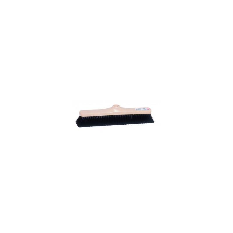 BALAI DROIT A VIS 38CM Ø24 CRIN/SYNTHE NOIR INTERIEUR (275)