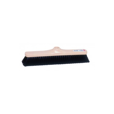 BALAI DROIT A VIS 38CM Ø24 CRIN/SYNTHE NOIR INTERIEUR (275)