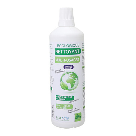 DETERGENT SOLS MULTI-USAGES ECOLABEL KING MANGO PASSION FLACON DE 1L 