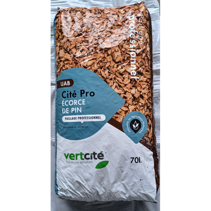ECORCE DE PIN 25/40 SAC 70 LITRES 