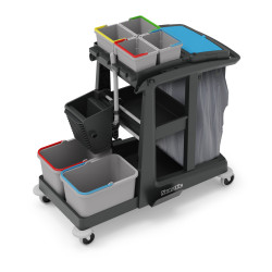 CHARIOT DE MENAGE NUMATIC ECOMATIC 3 2X17L + 4X5L