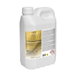 DENGRAS FOOD DEGRAISSANT DESINFECTANT BACTERICIDE LEVURICIDE POUR SYSTEME DE DILUTION PH:12,5 QUIMXEL BIDON 2L