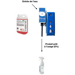 DENGRAS FOOD DEGRAISSANT DESINFECTANT BACTERICIDE LEVURICIDE POUR SYSTEME DE DILUTION PH:12,5 QUIMXEL BIDON 2L