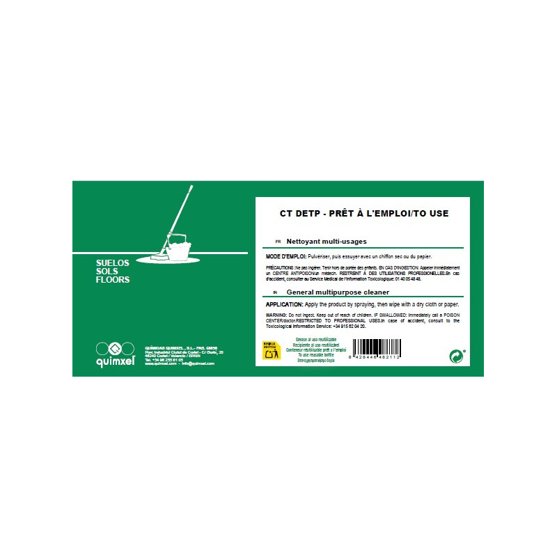 ETIQUETTE CAPXEL CT DETP 50ML 