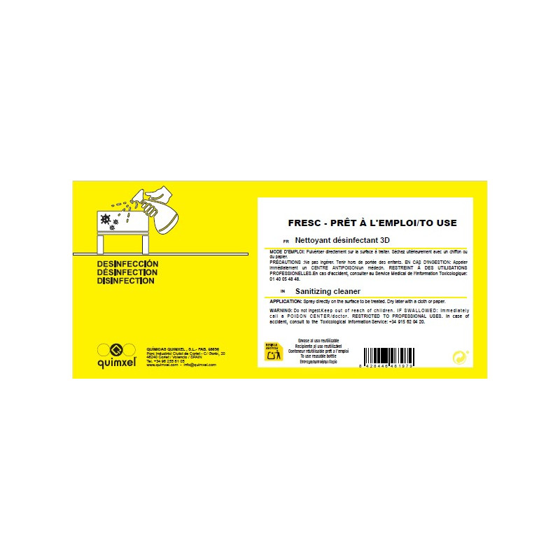ETIQUETTE CAPXEL CT FRESC 50ML 