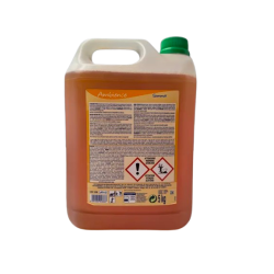 DETERGENT SURODORANT LONGUE DUREE TOUTES SURFACES PH:10 ± 0,5 PARFUM AMBIENCE SUMMER BIDON DE 5L