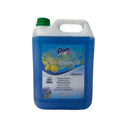 DETERGENT SURODORANT LONGUE DUREE TOUTES SURFACES PH:10 ± 0,5 PARFUM AMBIENCE AUTUMN BIDON DE 5L