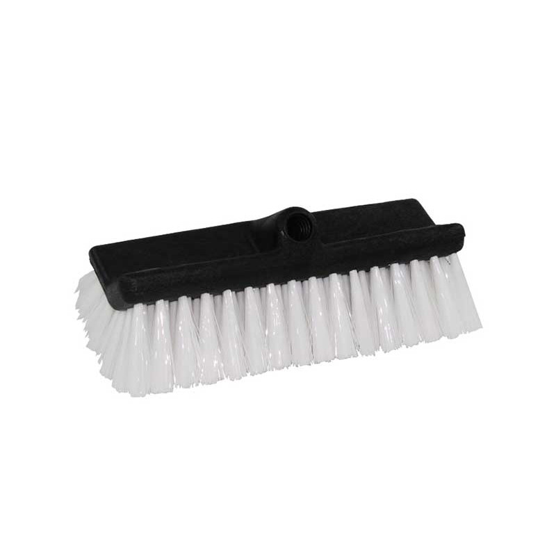 BROSSE DE LAVAGE BI-FACES 25CM PRO FIBRES MI DURES BLANC