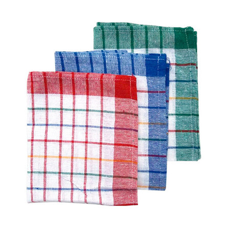TORCHONS VAISSELLE COTON 50X70 170G/M² LOT DE 10