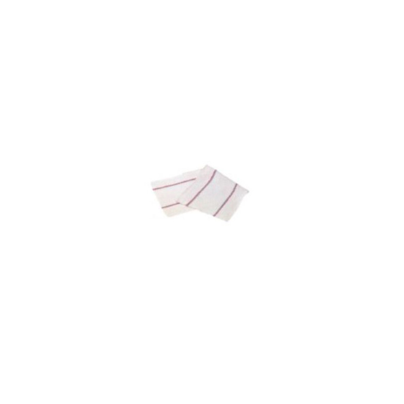 LAVETTE 41 FIBRES DIVERSES- TISSAGE GAUFRE AVEC BANDE DE TISSAGE PLAT SUR LES BORDS 70X30CM