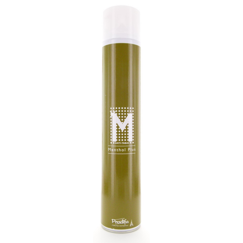 DESTRUCTEUR D'ODEURS SURPUISSANT ANTI-TABAC STROMBOLI PARFUM MENTHOL PLUS AEROSOL DE 750ML 