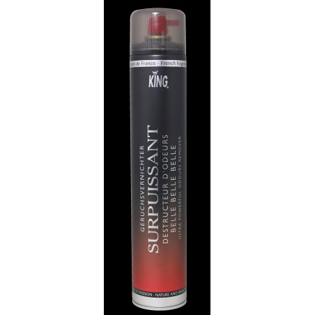 DESTRUCTEUR D'ODEURS SURPUISSANT KING PARFUM BELLE BELLE BELLE AEROSOL DE 750ML