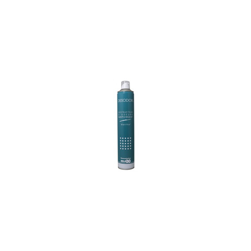 DESTRUCTEUR D'ODEURS SURPUISSANT DESODOR PARFUM MENTHE AEROSOL DE 750ML 