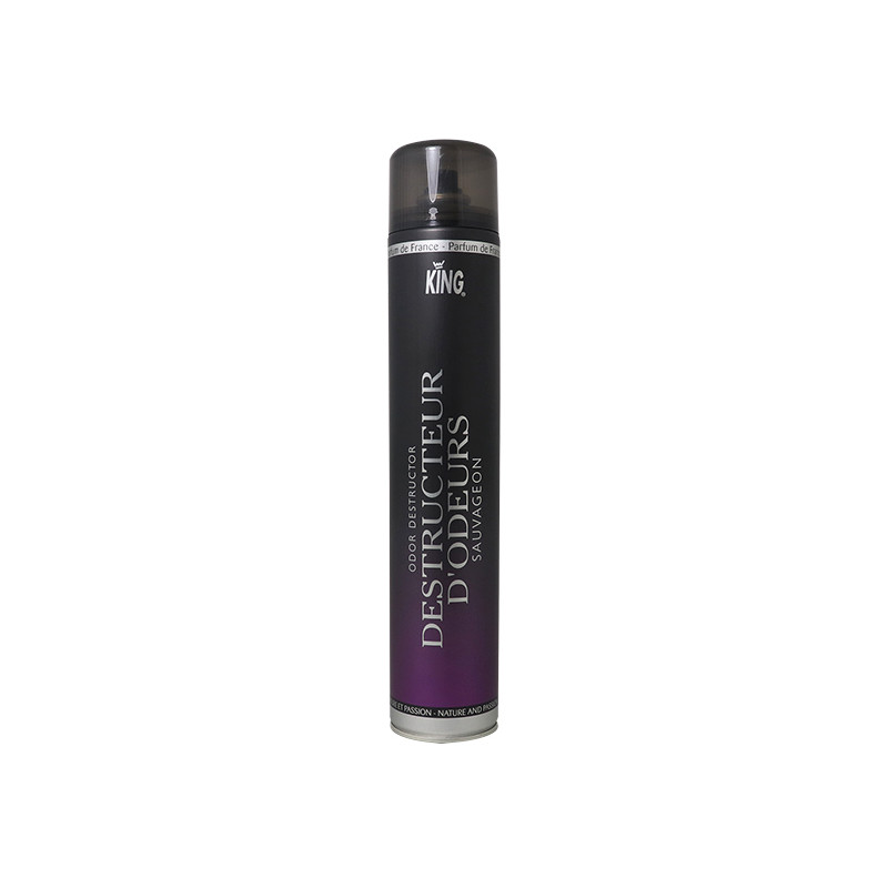DESTRUCTEUR D'ODEURS KING PARFUM SAUVAGEON AEROSOL DE 750ML