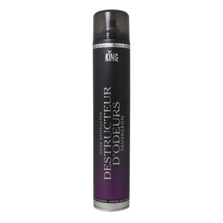 DESTRUCTEUR D'ODEURS KING PARFUM SAUVAGEON AEROSOL DE 750ML