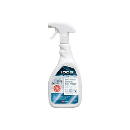 IDOS DD-SF DETERGENT DESINFECTANT VIRUCIDE SOLS ET SURFACES CORONAVIRUS PAE VAPO DE 750ML