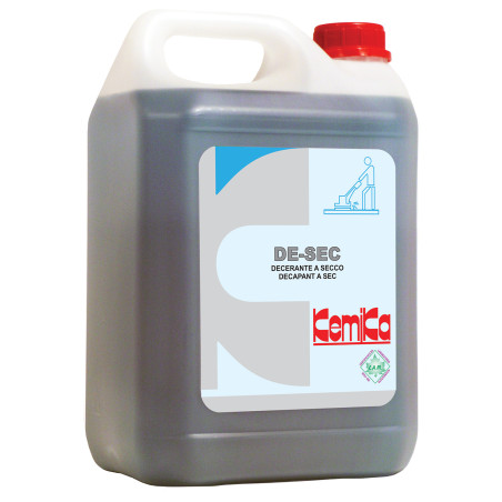 KEMIKA DE SEC DECAPANT A SEC POUR SOLS PROTEGES PAR LES FILMS D'EMULSIONS METALISEES BIDON DE 5L
