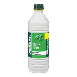 HUILE DE LIN (100%) DILUANT-PROTECTEUR MIEUXA FLACON DE 1L