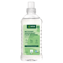 LVP NETTOYANT SURODORANT CONCENTRE PARFUM PH PUR: 9-10 PARFUM FLEUR DE COTON (5801) FLACON DE 1L 