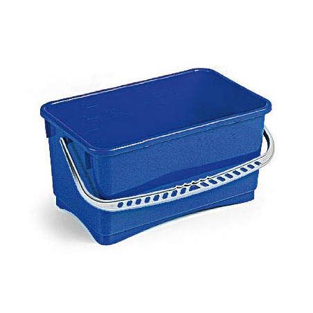 SEAU 28L RECTANGULAIRE BLEU