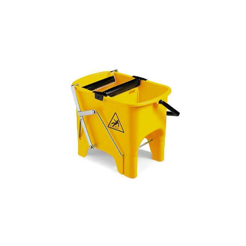 SEAU DE LAVAGE ROCKET BI-BAC 2X8L RLX ESSOR A PEDALE (sans roues)