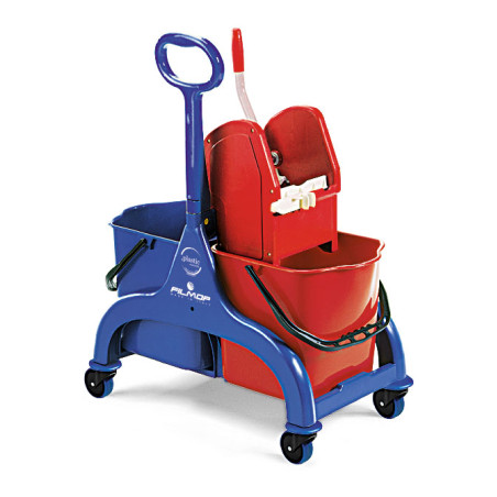 CHARIOT DE LAVAGE FRED 2X15L TIMON LAT. + PRESSE MACH. (0707960/T)