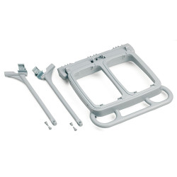 SUPPORTS SACS 2 X 60 LITRES GRIS FONCE