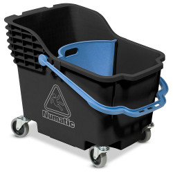 CHARIOT DE LAVAGE NUMATIC HB1812 A ROULETTES CLOISON 18/12L+PRESSE 