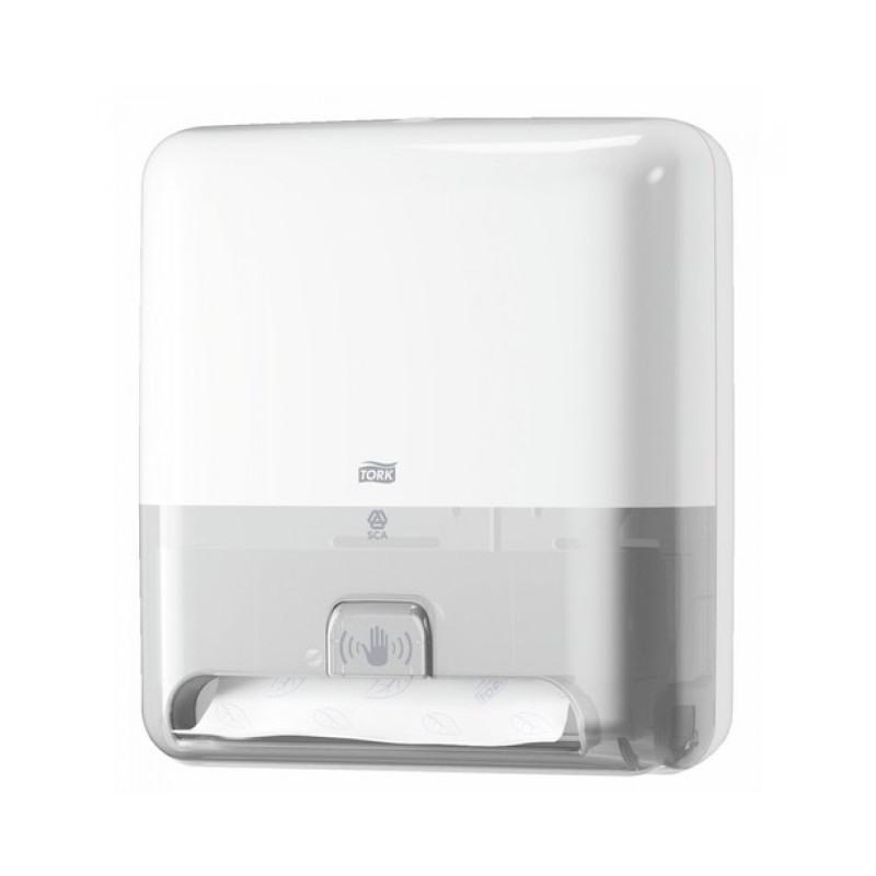 DISTRIBUTEUR BOBINE ESSUIE MAINS AUTOCUT TORK INTUITION H1 BLANC 551100