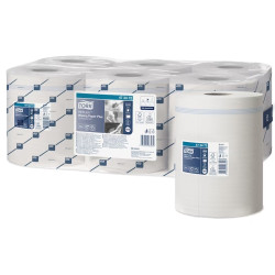 TORK REFLEX™ M4 PAPIER D'ESSUYAGE PLUS BLANC 6 X 450 FEUILLES, (473472)