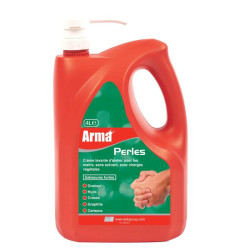 ARMA PERLES CREME LAVANTE ATELIER SANS SOLVANT AVEC CHARGES VEGETALES BIDON POMPE DE 4L 
