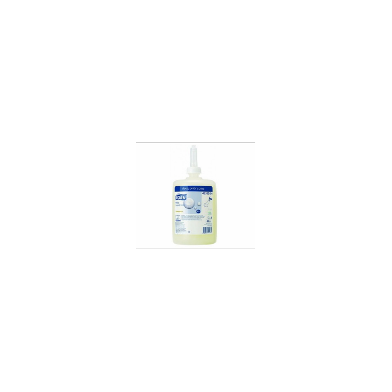 RECHARGE SAVON DOUX TORK PREMIUM ECOLABEL S1 RECHARGE DE 1L (420501)