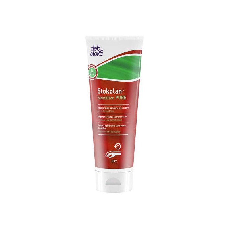 STOKOLAN SENSITIVE PURE CREME DE PROTECTION DES MAINS, PEAUX SENSIBLES SANS PARFUM TUBE 100ML (SSP100ML)