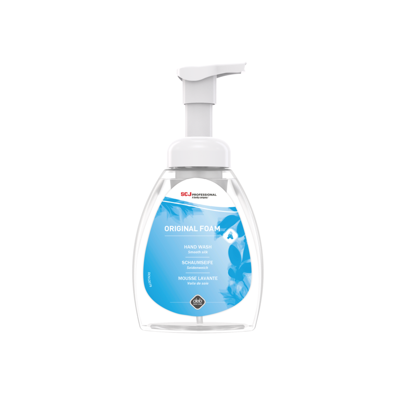SAVON MOUSSE ORIGINAL FOAM MAINS MAINS DEB ECOLABEL FLACON POMPE 250ML
