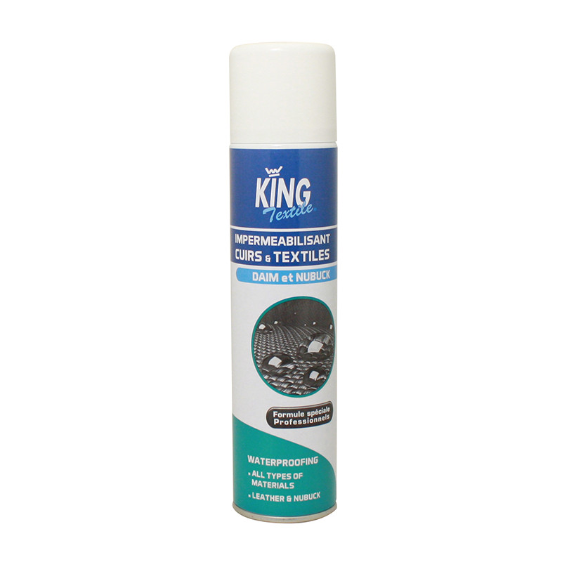 IMPERMEABILISANT CUIRS ET TEXTILES KING TEXTILE AEROSOL DE 400ML