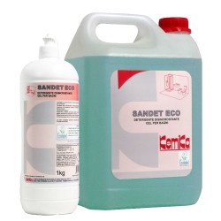 KEMIKA SANDET ECO DETERGENT DESINFECTANT EN GEL POUR SANITAIRES PH2 BIDON DE 5L