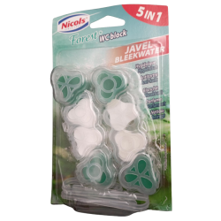 BLOC CUVETTE WC 5 EN 1 PARFUM JAVEL 48G- LOT DE 2