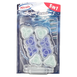 BLOC CUVETTE WC FLEX PARFUM OCEAN 48G- LOT DE 2
