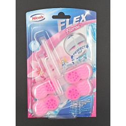 BLOC CUVETTE WC 4 EN 1 PARFUM FLORAL 48G- LOT DE 2