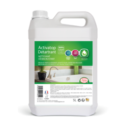 ACTIVATOP NETTOYANT DETARTRANT DESINCRUSTANT POUR LES SURFACES SANITAIRES PH:4 (ACT4005-5) BIDON DE 5L