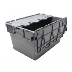 BAC DE TRANSPORT PLASTIQUE COUVERCLE CROCODILE 28L+60L+68L