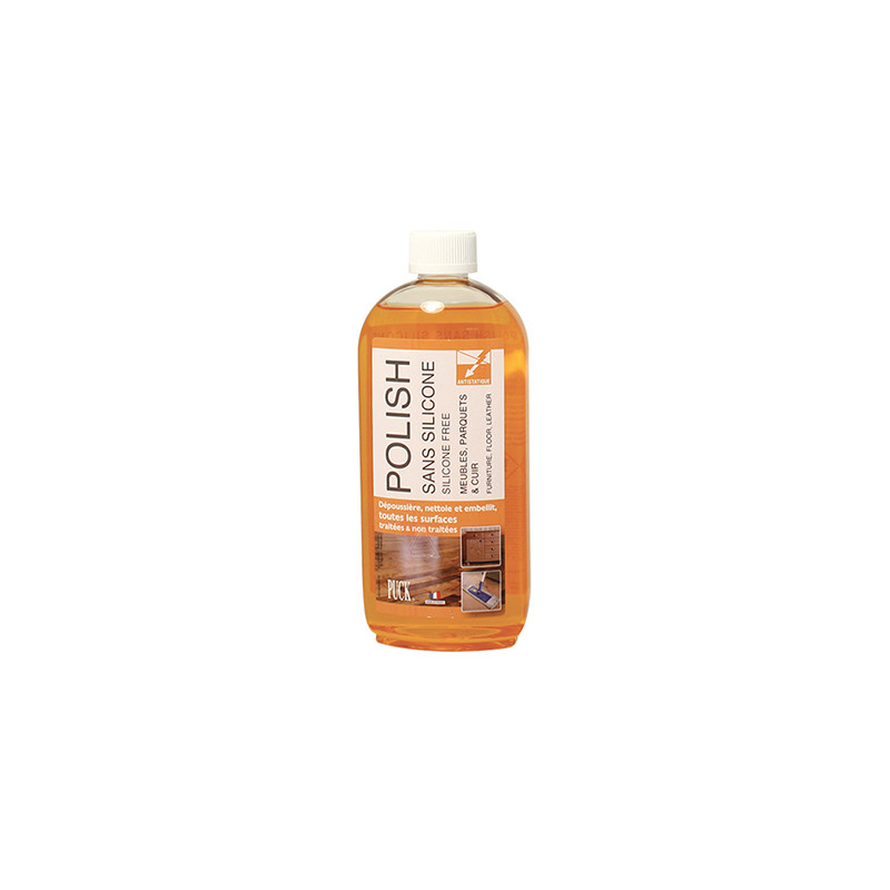 POLISH SANS SILICONE POUR LA PROTECTION ET L'EMBELLISSEMENT DES SURFACES MODERNES FLACON DE 500ML