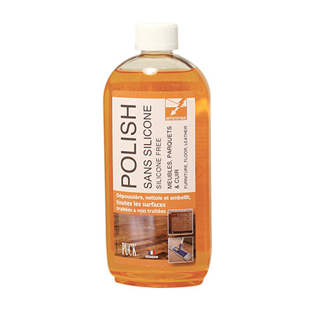 POLISH SANS SILICONE POUR LA PROTECTION ET L'EMBELLISSEMENT DES SURFACES MODERNES FLACON DE 500ML